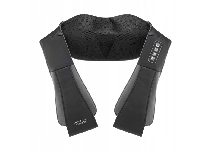 Накидка-масажер 4FIZJO Shiatsu Pro+ для шиї та спини 4FJ0564 Black/Grey