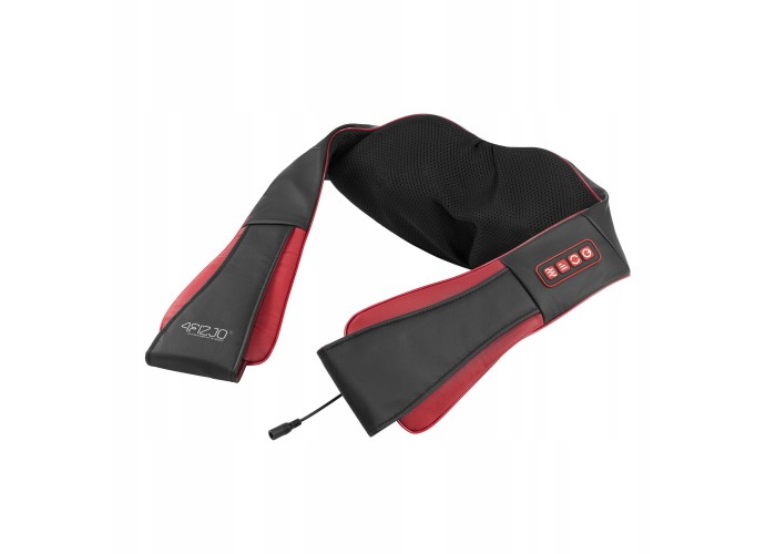 Накидка-масажер 4FIZJO Shiatsu Pro+ для шиї та спини 4FJ0565 Black/Red