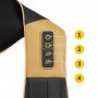 Накидка-масажер 4FIZJO Shiatsu Ultra+ для шиї та спини, акумуляторний 4FJ0566 Black/Gold