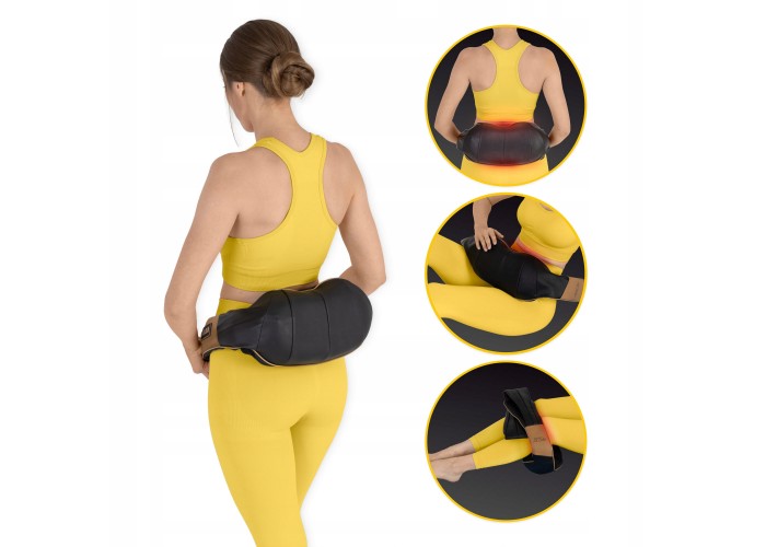 Накидка-масажер 4FIZJO Shiatsu Ultra+ для шиї та спини, акумуляторний 4FJ0566 Black/Gold