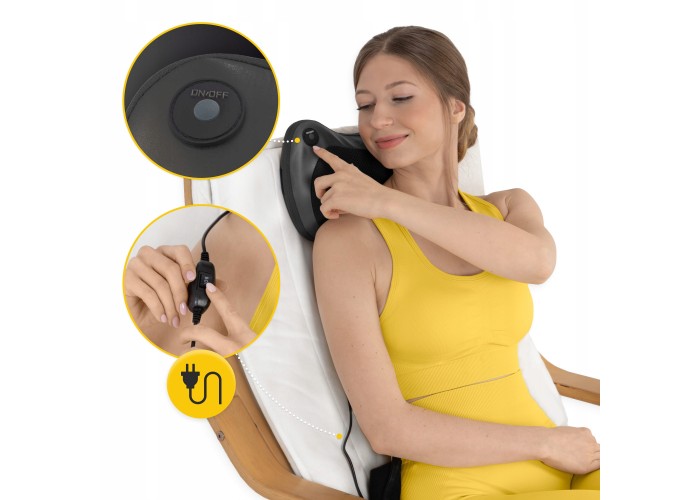Подушка-масажер 4FIZJO Shiatsu Pro+ 4FJ0562 Black