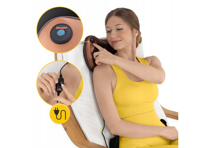 Подушка-масажер 4FIZJO Shiatsu Pro+ 4FJ0561 Brown