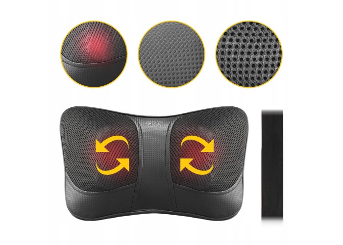 Подушка-масажер 4FIZJO Shiatsu Ultra+ 4FJ0560 Black