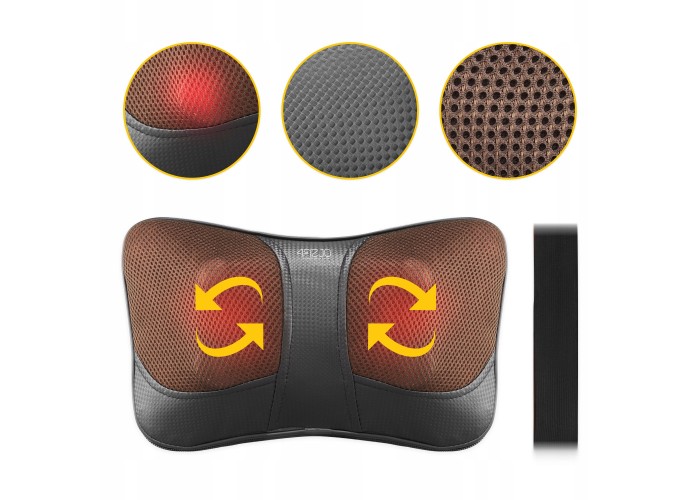Подушка-масажер 4FIZJO Shiatsu Ultra+ 4FJ0559 Brown