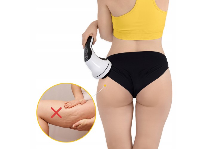 Ручний антицелюлітний масажер для тіла 4FIZJO Body Shaping 4 в 1 4FJ0557 White