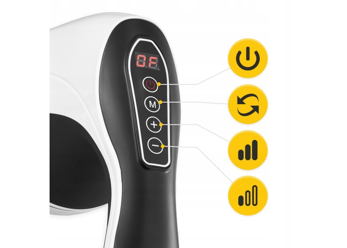 Ручний антицелюлітний масажер для тіла 4FIZJO Body Shaping 4 в 1 4FJ0557 White