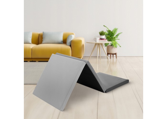 Мат гімнастичний складний 4FIZJO 180 x 60 x 5 см 4FJ0571 Black/Grey