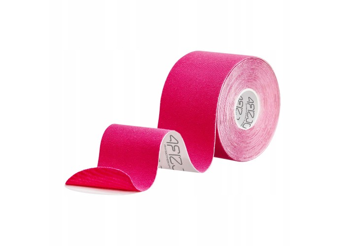 Стрічка кінезіологічна (кінезіо тейп) 4FIZJO 5 см x 5 м 4FJ0540 Pink