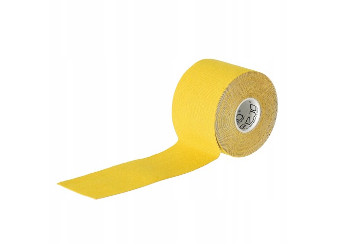 Стрічка кінезіологічна (кінезіо тейп) 4FIZJO 5 см x 5 м 4FJ0542 Yellow