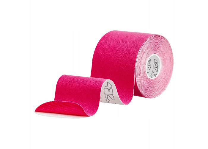 Стрічка кінезіологічна (кінезіо тейп) 4FIZJO 7.5 см x 5 м 4FJ0547 Pink