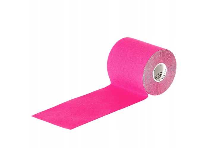 Стрічка кінезіологічна (кінезіо тейп) 4FIZJO 7.5 см x 5 м 4FJ0547 Pink