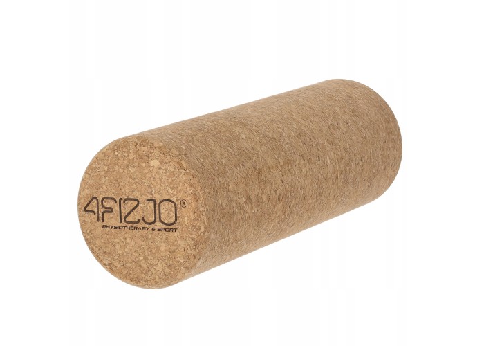 Масажний ролик 4FIZJO Cork 30 x 10 см (валик, роллер) гладкий 4FJ0569