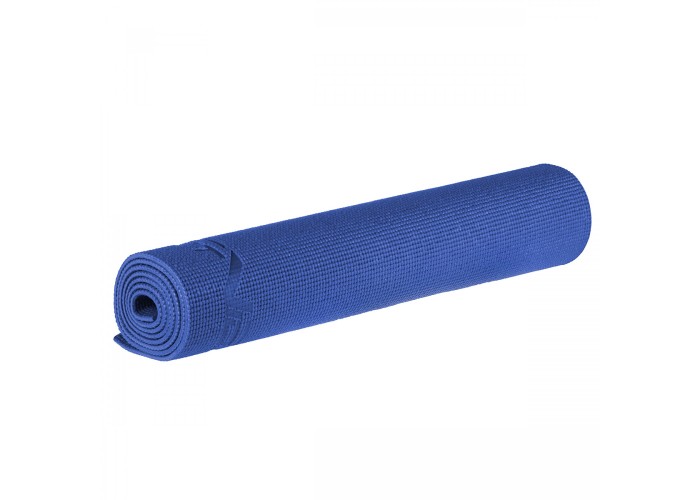 Килимок спортивний SportVida PVC 6 мм для йоги та фітнесу SV-HK0053 Blue