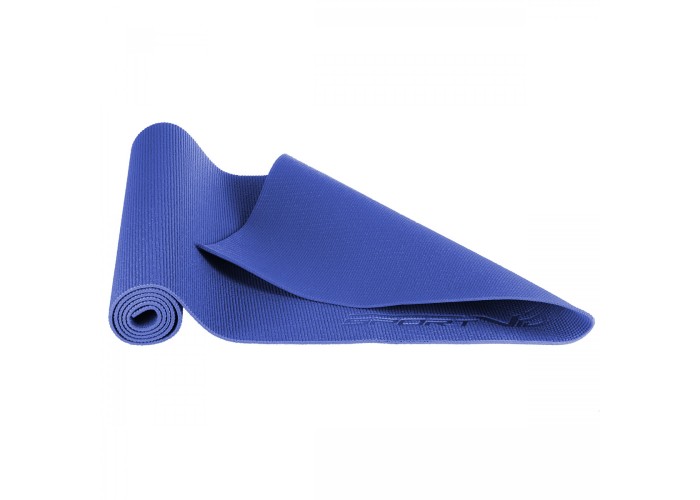 Килимок спортивний SportVida PVC 6 мм для йоги та фітнесу SV-HK0053 Blue