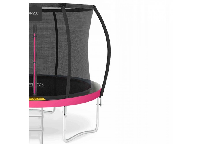 Батут із внутрішньою сіткою 4FIZJO Premium 8FT 252 см 4FJ0603 Black/Pink