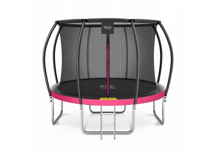 Батут із внутрішньою сіткою 4FIZJO Premium 8FT 252 см 4FJ0603 Black/Pink