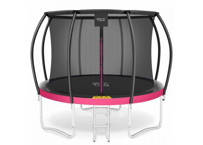 Батут із внутрішньою сіткою 4FIZJO Premium 10FT 312 см 4FJ0604 Black/Pink