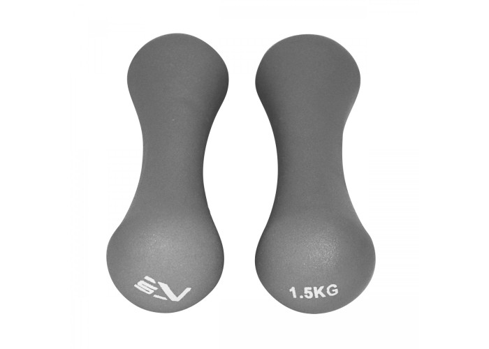 Гантелі вінілові SportVida 2 x 1.5 кг SV-HK0030