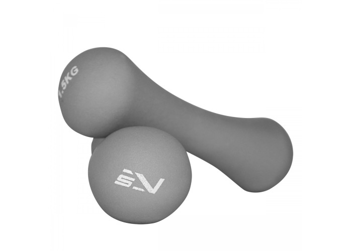 Гантелі вінілові SportVida 2 x 1.5 кг SV-HK0030