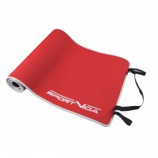 Коврик (мат) для йоги та фітнесу SportVida Neopren 6 мм SV-HK0039 Red