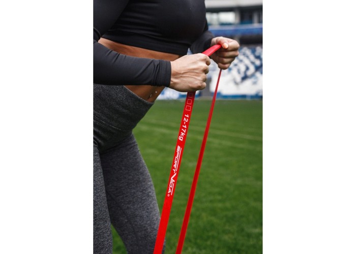 Еспандер-петля SportVida Power Band 20 мм 12-17 кг (резина для фітнесу і спорту) SV-HK0190