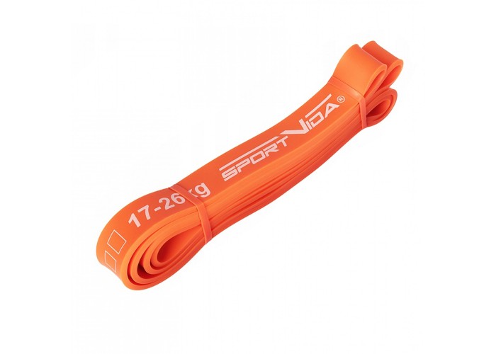 Еспандер-петля SportVida Power Band 28 мм 17-26 кг (резина для фітнесу і спорту) SV-HK0191