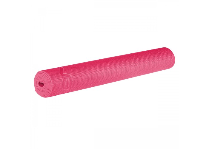 Килимок спортивний SportVida PVC 4 мм для йоги та фітнесу SV-HK0049 Pink