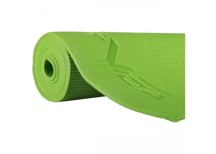 Килимок спортивний SportVida PVC 4 мм для йоги та фітнесу SV-HK0050 Green