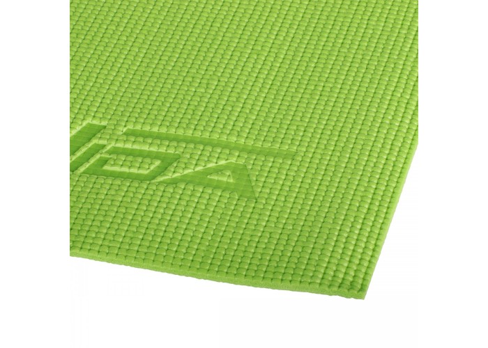 Килимок спортивний SportVida PVC 4 мм для йоги та фітнесу SV-HK0050 Green