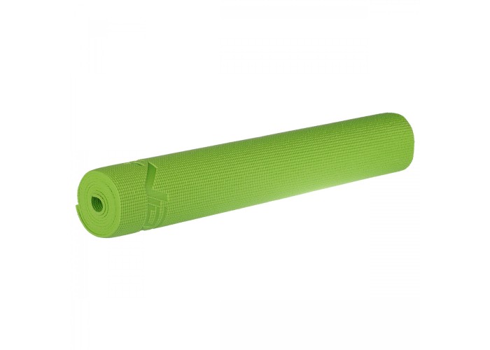 Килимок спортивний SportVida PVC 4 мм для йоги та фітнесу SV-HK0050 Green