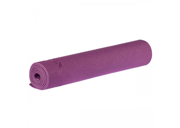 Килимок спортивний SportVida PVC 6 мм для йоги та фітнесу SV-HK0052 Violet