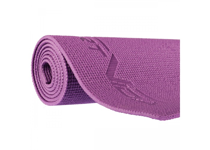 Килимок спортивний SportVida PVC 6 мм для йоги та фітнесу SV-HK0052 Violet