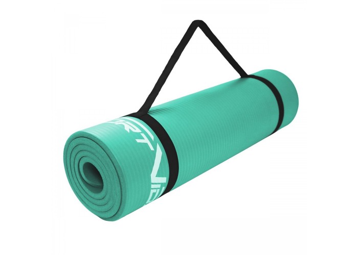 Килимок (мат) спортивний SportVida NBR 180 x 60 x 1 см для йоги та фітнесу SV-HK0067 Mint