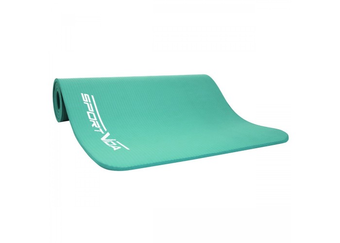 Килимок (мат) спортивний SportVida NBR 180 x 60 x 1 см для йоги та фітнесу SV-HK0067 Mint