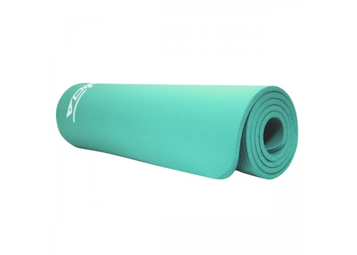 Килимок (мат) спортивний SportVida NBR 180 x 60 x 1 см для йоги та фітнесу SV-HK0067 Mint