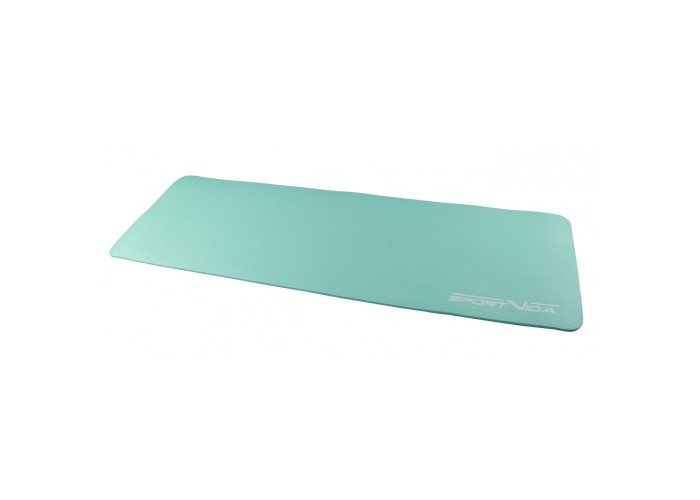Килимок (мат) спортивний SportVida NBR 180 x 60 x 1 см для йоги та фітнесу SV-HK0067 Mint