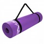 Килимок (мат) спортивний SportVida NBR 180 x 60 x 1 см для йоги та фітнесу SV-HK0068 Violet