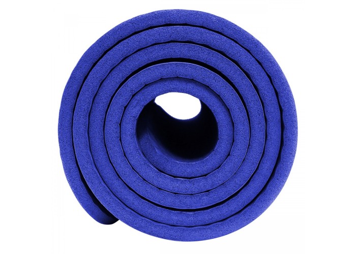 Килимок (мат) спортивний SportVida NBR 180 x 60 x 1 см для йоги та фітнесу SV-HK0069 Blue
