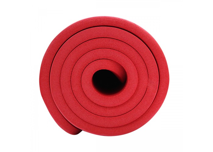 Килимок (мат) спортивний SportVida NBR 180 x 60 x 1.5 см для йоги та фітнесу SV-HK0073 Red