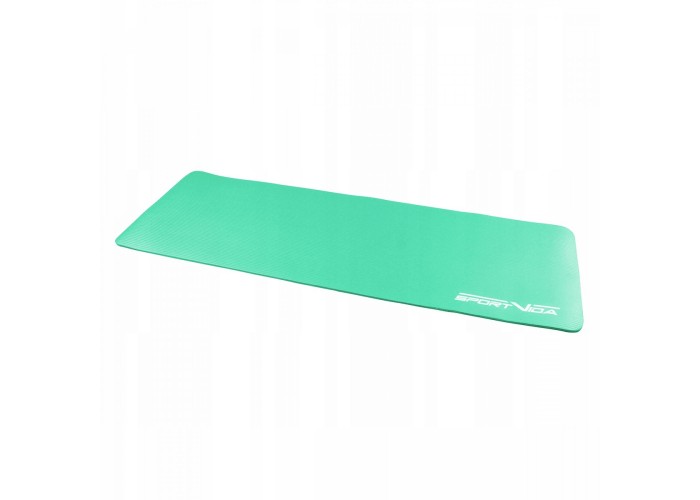 Килимок (мат) спортивний SportVida NBR 180 x 60 x 1.5 см для йоги та фітнесу SV-HK0074 Mint