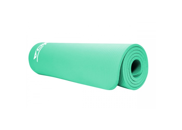 Килимок (мат) спортивний SportVida NBR 180 x 60 x 1.5 см для йоги та фітнесу SV-HK0074 Mint