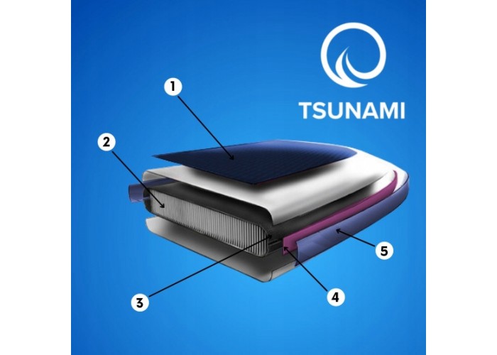 Надувна SUP дошка TSUNAMI 350 см з веслом Wave T03