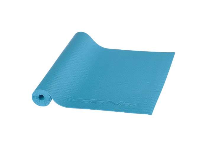 Килимок спортивний SportVida PVC 4 мм для йоги та фітнесу SV-HK0051 Blue