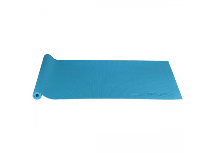 Килимок спортивний SportVida PVC 4 мм для йоги та фітнесу SV-HK0051 Blue