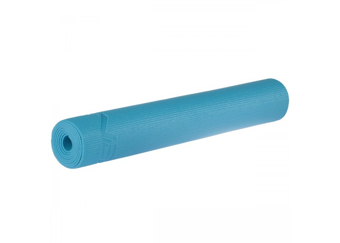 Килимок спортивний SportVida PVC 4 мм для йоги та фітнесу SV-HK0051 Blue