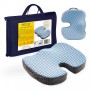 Ортопедична подушка 4FIZJO для сидіння 35 x 45 x 7 см 4FJ0531 Sky Blue