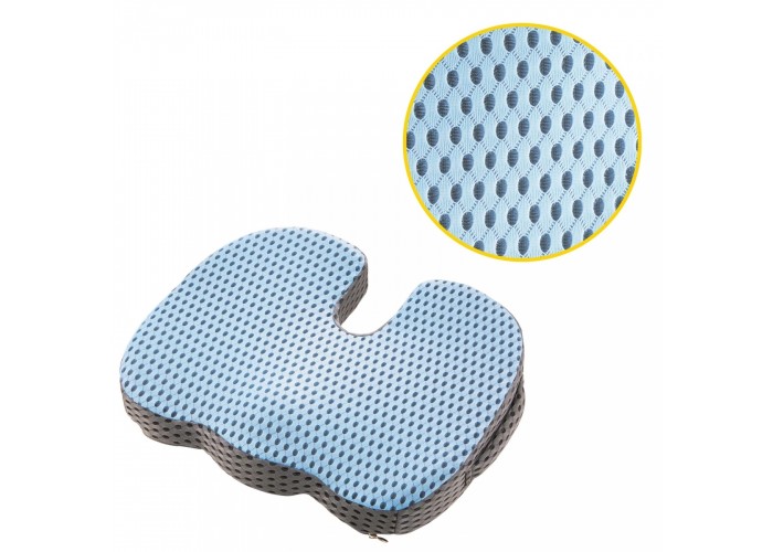 Ортопедична подушка 4FIZJO для сидіння 35 x 45 x 7 см 4FJ0531 Sky Blue
