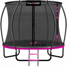 Батут із внутрішньою сіткою THUNDER Inside Ultra 6FT 185 см Black/Pink