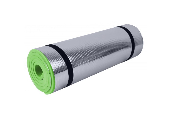 Коврик туристичний (каремат) SportVida Alu EVA 1 см SV-EZ0010 Green