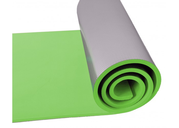 Коврик туристичний (каремат) SportVida Alu EVA 1 см SV-EZ0010 Green
